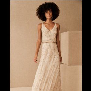 BHLDN Fidelia Beaded Maxi Dress